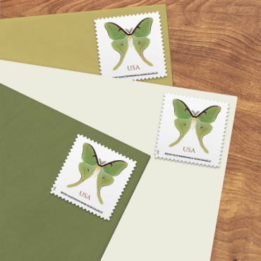 NOT Forever Stamp-Non-Machinable Surcharge Stamps 2025 Luna Moth – Nature Series, First-Class Rate