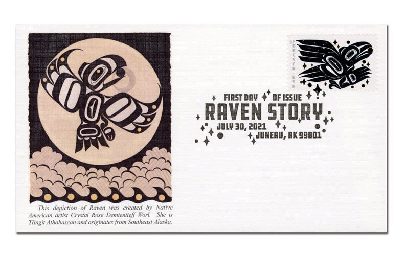 Forever Stamps 2021 Raven Story – Cultural Heritage, First-Class Postage