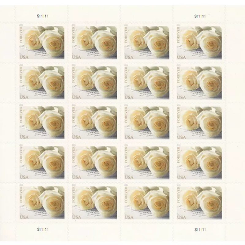 Forever Stamps 2011 Wedding Roses – Wedding Mail, First-Class Postage