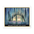 NOT Forever Stamp-Priority Mail Express Stamps 2020 Grand Island Ice Caves – Nature Series, $26.35 Postage