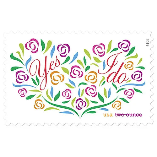 NOT Forever Stamp-Two-Ounce Stamps 2015 Yes, I Do – Wedding Invitation, First-Class Postage