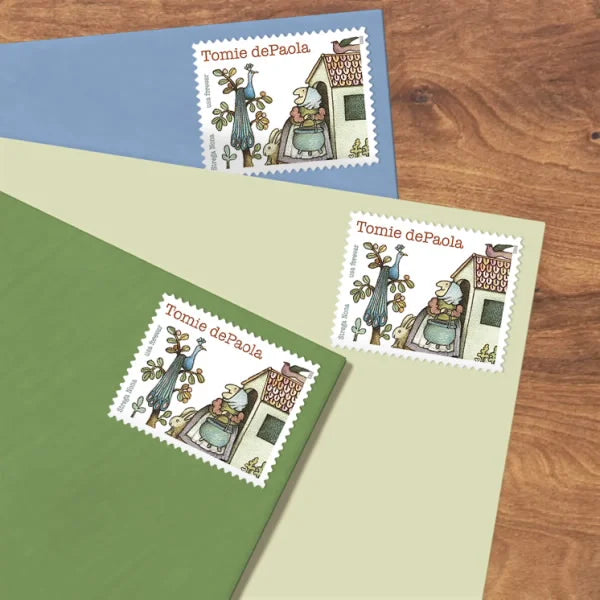 Forever Stamps 2023 Tomie dePaola – Celebrated Illustrator Tribute, First-Class Postage