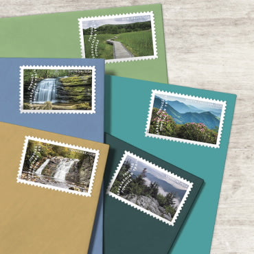 Forever Stamps 2025 Appalachian Trail – Scenic Landscapes, First-Class Postage