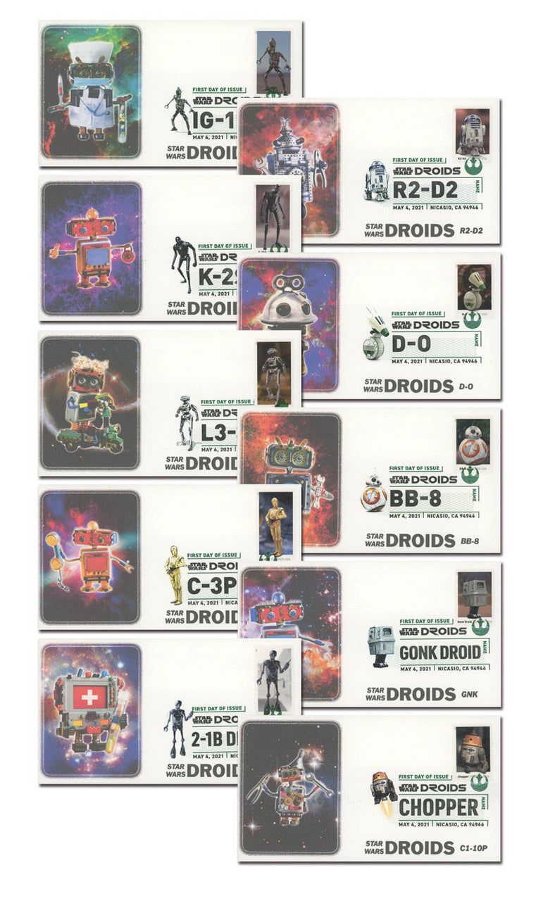Forever Stamps 2021 Star Wars Droids – BB-8, First-Class Postage