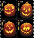 Forever Stamps 2016 Jack-O’-Lanterns – Halloween Holiday, First-Class Postage