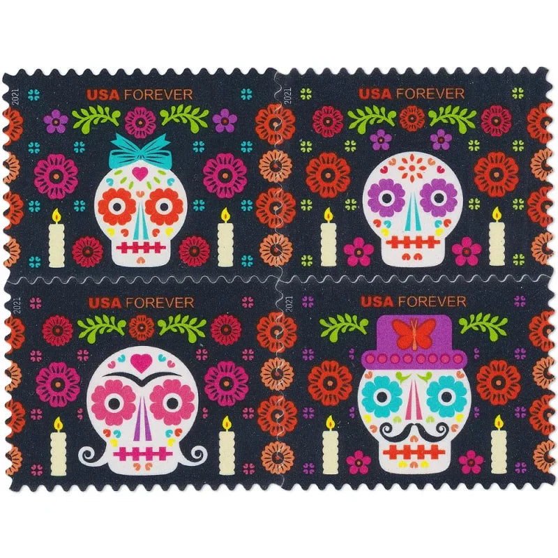 Forever Stamps 2021 Day of the Dead – Cultural Festival, First-Class Postage