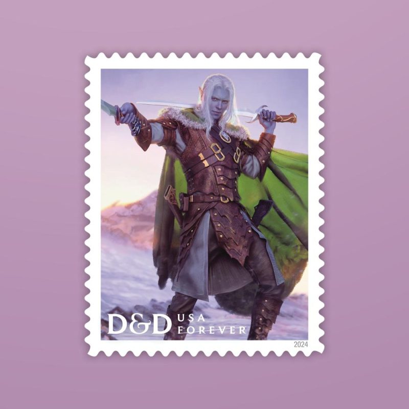 Forever Stamps 2024 Dungeons & Dragons – Cultural Heritage Collection, First-Class Postage