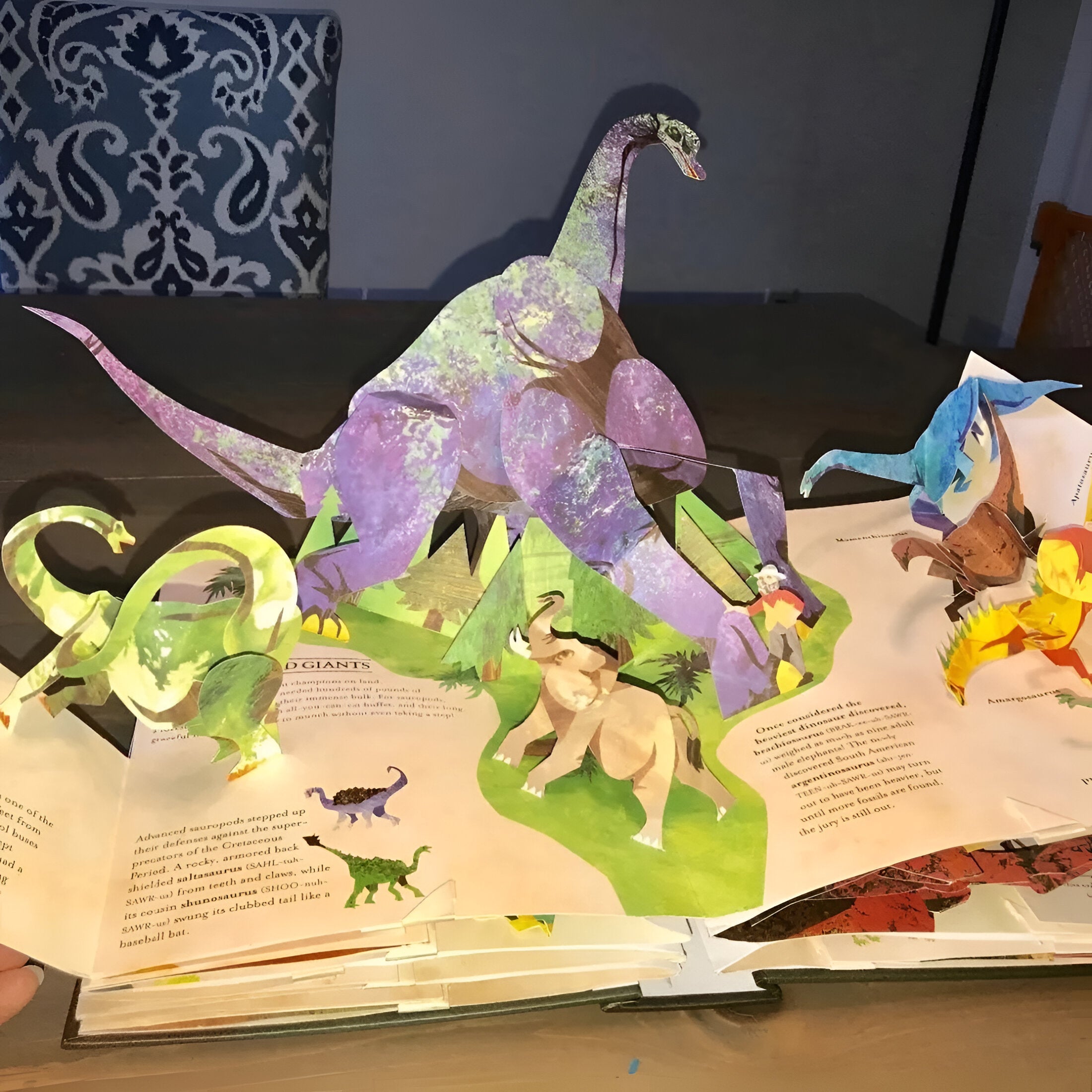 3D Dinosaur Pop-Up Learning Book with Accurate Scientific Facts