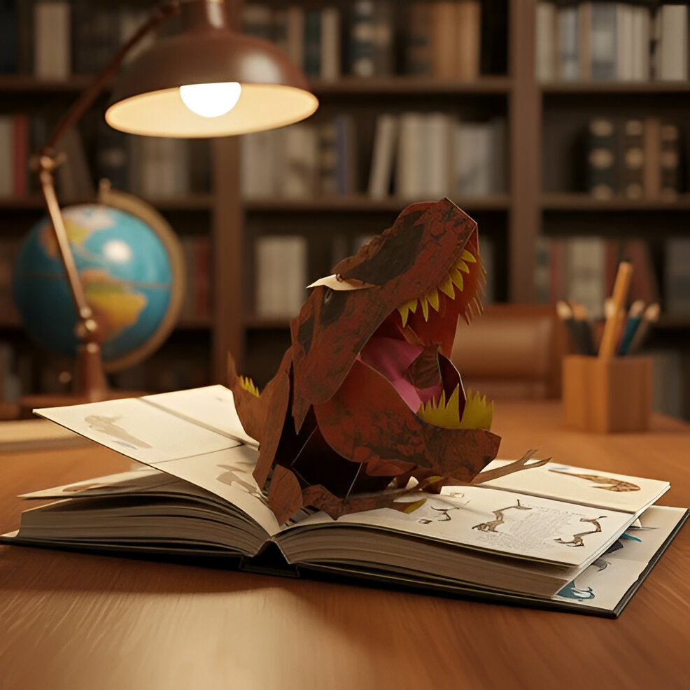 3D Dinosaur Pop-Up Learning Book with Accurate Scientific Facts