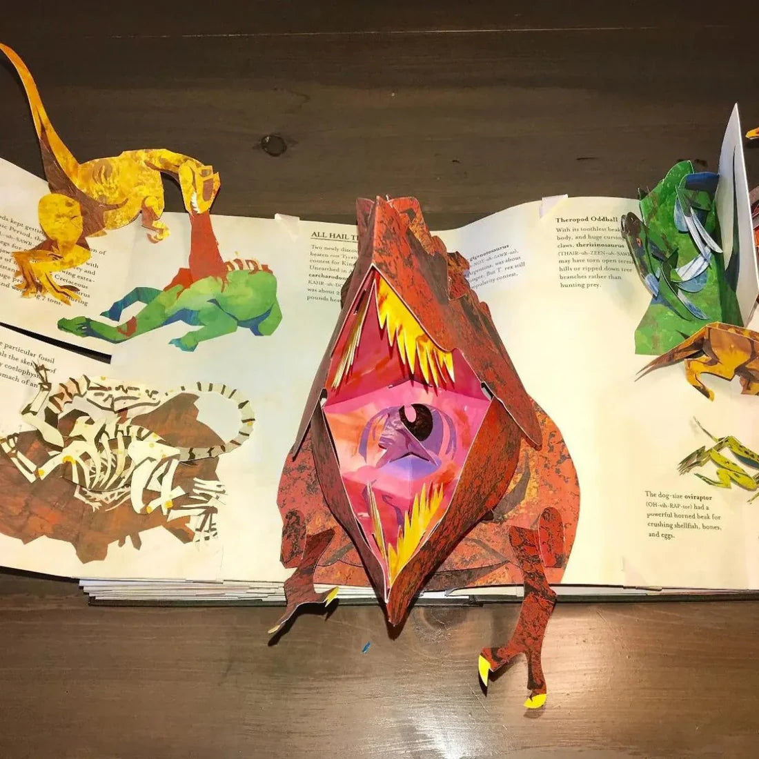 3D Dinosaur Pop-Up Learning Book with Accurate Scientific Facts