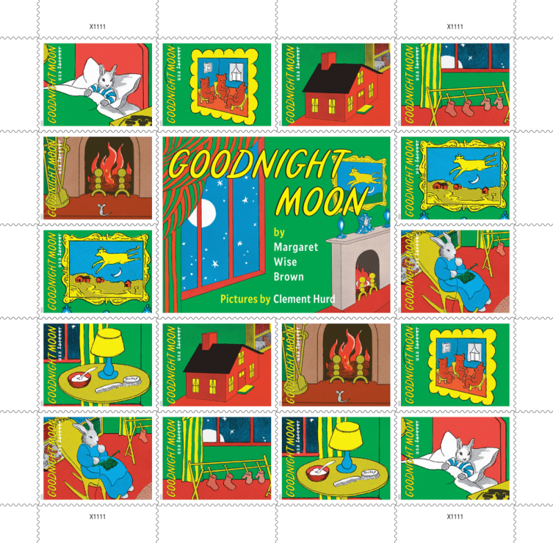 Goodnight Moon Forever Stamps – 78¢ | Ideal for Letters and Gifts