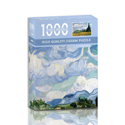 1000-Piece Compact Puzzle, Van Gogh Art Jigsaw