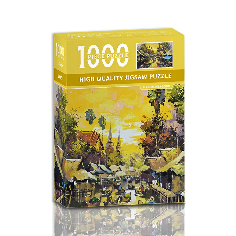 1000-Piece Compact Puzzle, Van Gogh Art Jigsaw