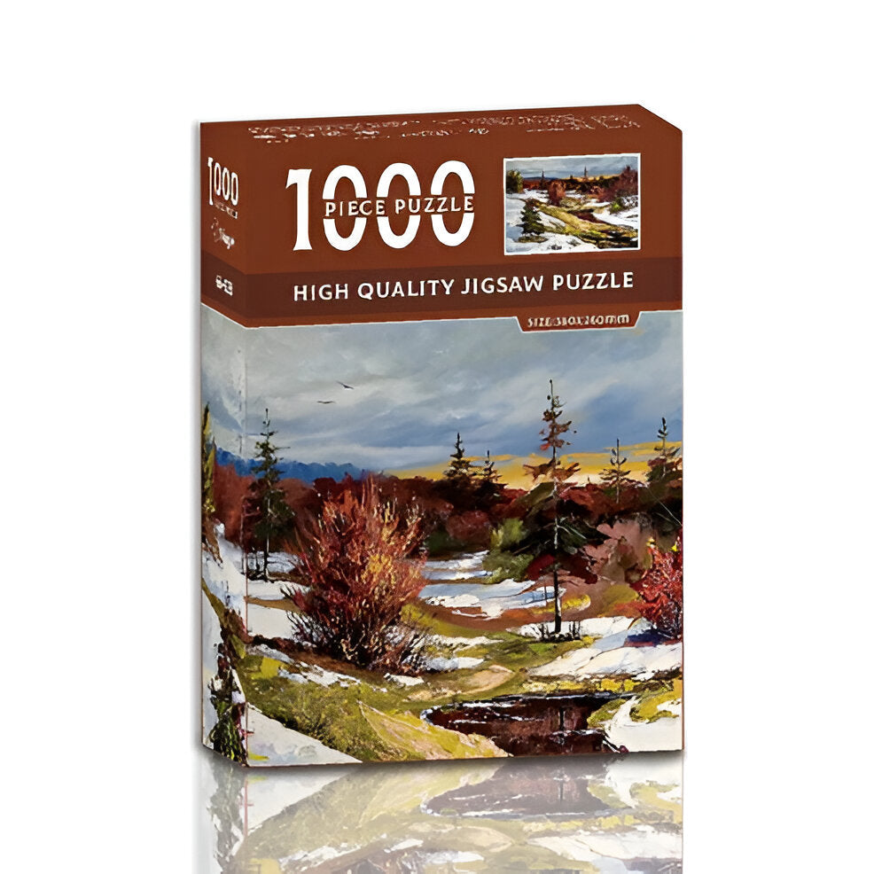 1000-Piece Compact Puzzle, Van Gogh Art Jigsaw