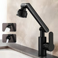 360° Robotic Arm Kitchen Faucet with Bubble and Shower Spray