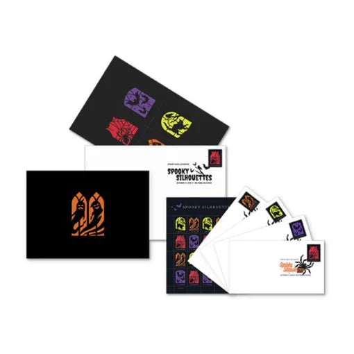 Forever Stamps 2019 Spooky Silhouettes – Halloween Holiday, First-Class Postage