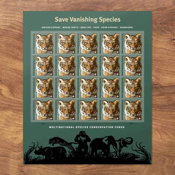 NOT Forever Stamp-85¢ Save Vanishing Species Stamps 2011 – Conservation Cause, First-Class Rate