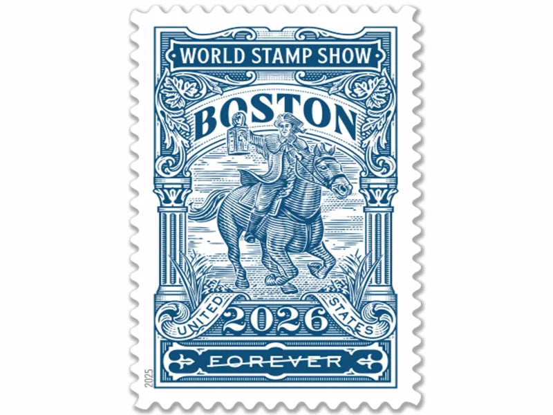 Forever Stamps 2025 Boston World Stamp Show – Philatelic Exhibition, First-Class Postage