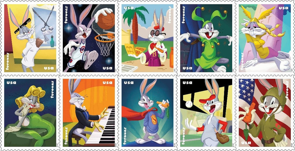 Forever Stamps 2020 Bugs Bunny – Entertainment Icons, First-Class Postage