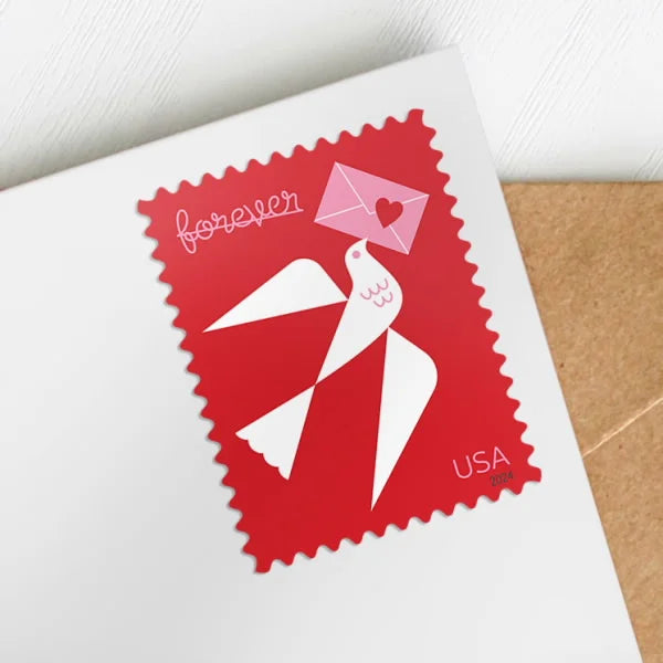 Forever Stamps 2024 Love Series – Love & Celebration, First-Class Postage