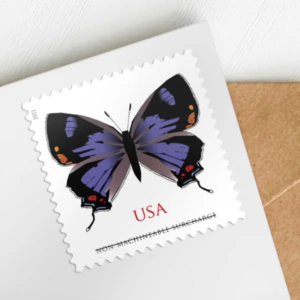 NOT Forever Stamp-$1.12 Stamps 2021 Colorado Hairstreak Butterfly – Non-Machinable Surcharge, First-Class Rate