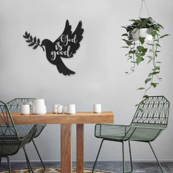 Black Birds Metal Wall Art Decorative for Living Room Bathroom