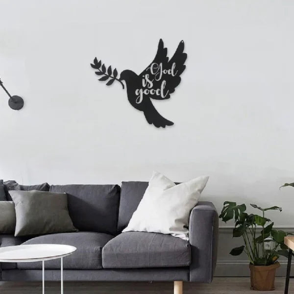 Black Birds Metal Wall Art Decorative for Living Room Bathroom
