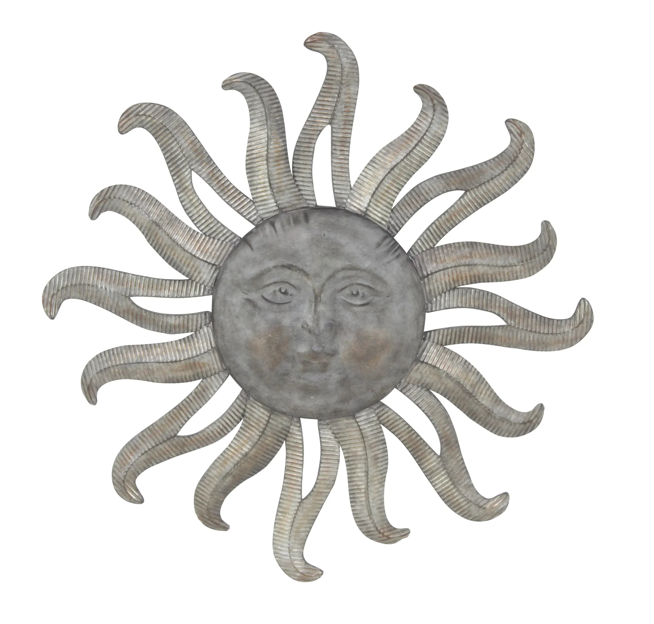 Metal Indoor Outdoor Sun Wall Decor