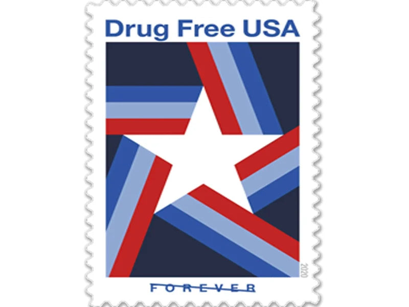 Forever Stamps 2020 Drug Free USA – Awareness, First-Class Postage
