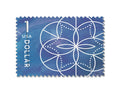 NOT Forever Stamp-$1 Stamps 2024 Geometric Floral Design – Art Collection, First-Class Rate(Not a Forever Stamp)