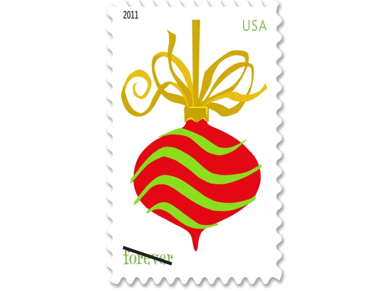 Forever Stamps 2011 Holiday Baubles – Christmas Ornament Designs, First-Class Postage