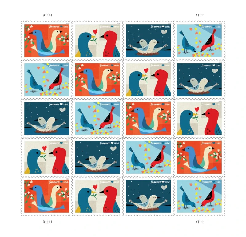 Forever Stamps 2026 Love – Wedding Invitation, First-Class Postage