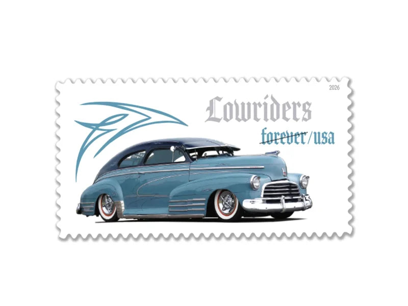Forever Stamps 2026 Lowriders – Custom Car Culture, First-Class Postage