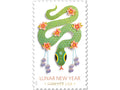 Forever Stamps 2025 Lunar New Year – Year of the Snake, Holiday Celebration, First-Class Postage