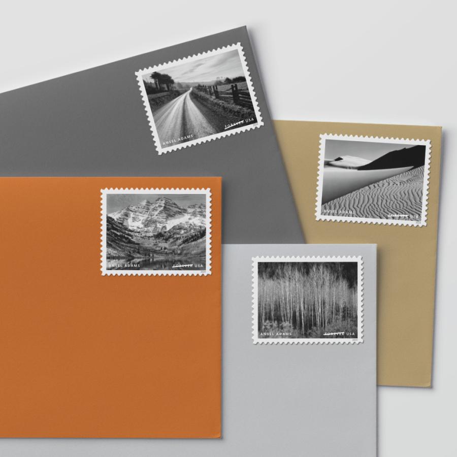 Forever Stamps 2024 Ansel Adams Photography – Art Collection, First-Class Postage
