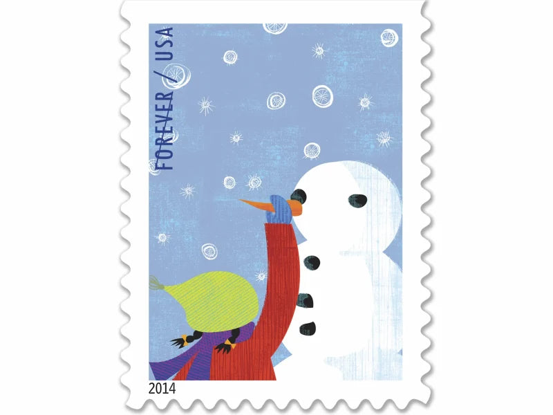 Forever Stamps 2014 Winter Fun – Holiday Celebration, First-Class Postage