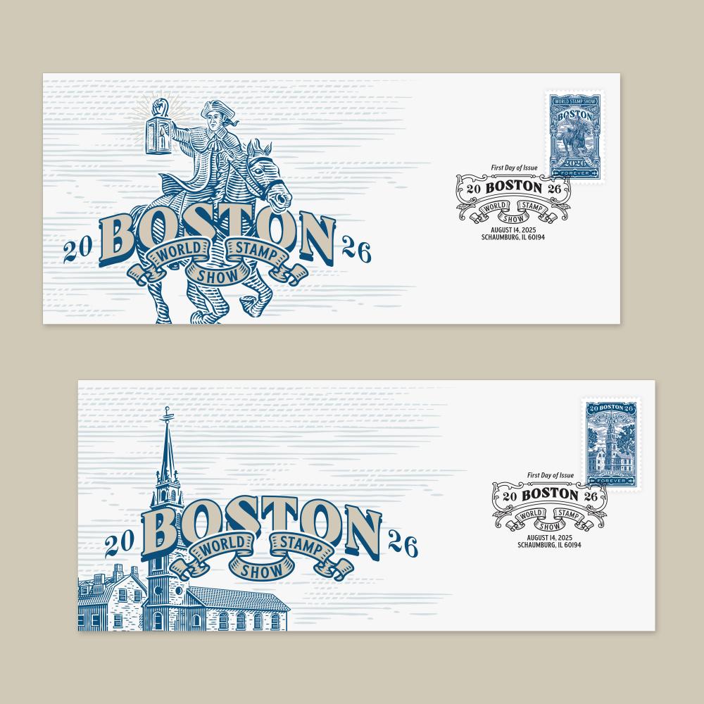 Forever Stamps 2025 Boston World Stamp Show – Philatelic Exhibition, First-Class Postage