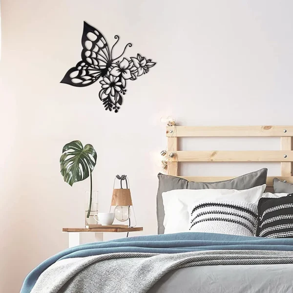 Butterfly Decoration Wall Art Boho Butterfly Wall Home Decor Hanging - Image 2