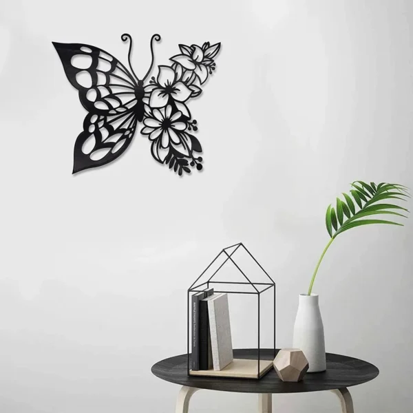 Butterfly Decoration Wall Art Boho Butterfly Wall Home Decor Hanging - Image 3