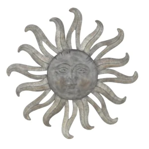 Metal Indoor Outdoor Sun Wall Decor